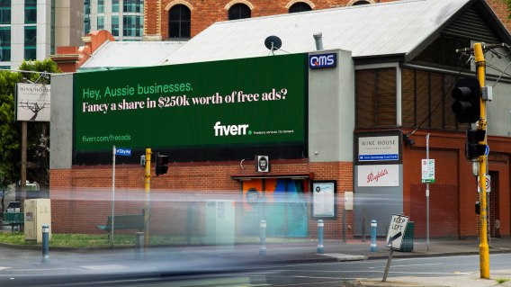 Fiverr launch $250,000 billboard giveaway to support small business