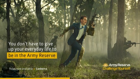 Defence Force recruiting campaign returns with ‘Your life, plus Army Reserve’