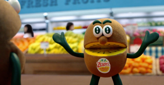 Japanese Zespri Kiwifruit characters reimagined for Australian campaign