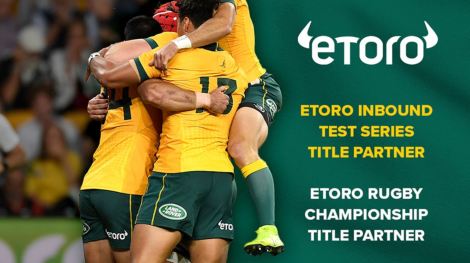 eToro announces multi year partnership with Rugby Australia