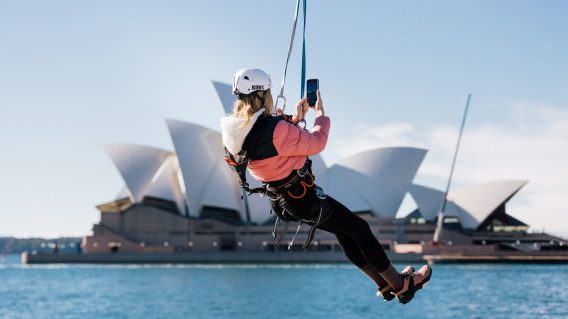 Kathmandu activates iconic Sydney location with urban zipline