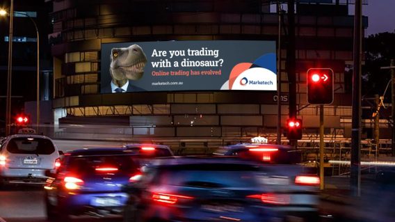Marketech calls traditional brokers dinosaurs via Yell Creative