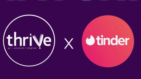Thrive PR wins dating platform Tinder as new client