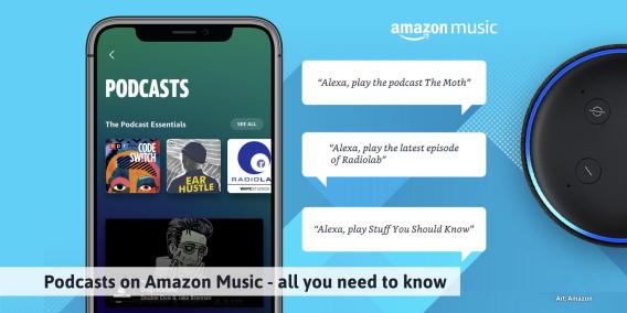 Amazon Music launches podcast offering in Australia