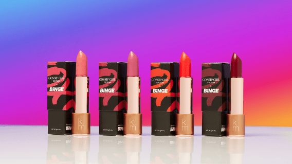 Binge releases Gossip Girl lipstick range via Thinkerbell