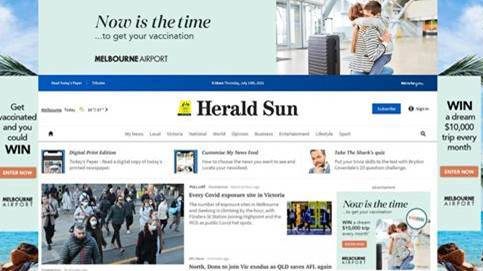 Melbourne Airport launches campaign to encourage Victorians to get vaccinated