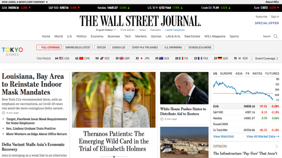 WeThinkMedia named ANZ advertising rep for The Wall Street Journal