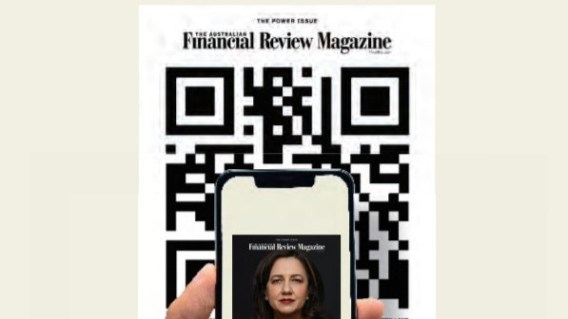AFR uses QR-code for augmented Power Issue cover