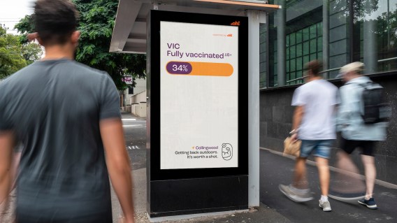 Ooh Media shows Aussie vaccine rates loading in new campaign