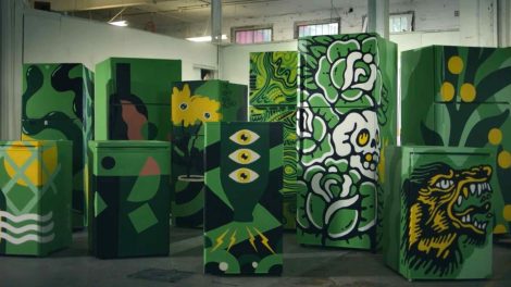 The Bottle-O launches street artist painted fridge adoption program via Dig