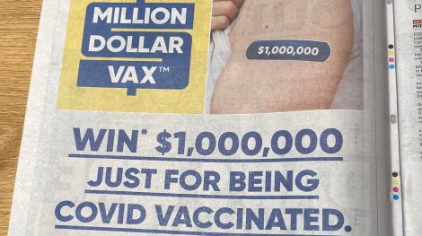 $4.1m to be won in new Million Dollar Vax campaign