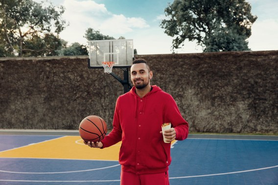 Nick Kyrgios swaps tennis for basketball in new global campaign for Old El Paso