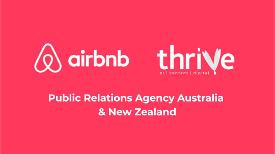 Thrive PR appointed as Airbnb’s sole PR agency in ANZ