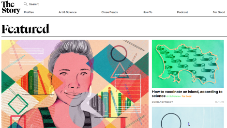 Digital magazine The Story launches