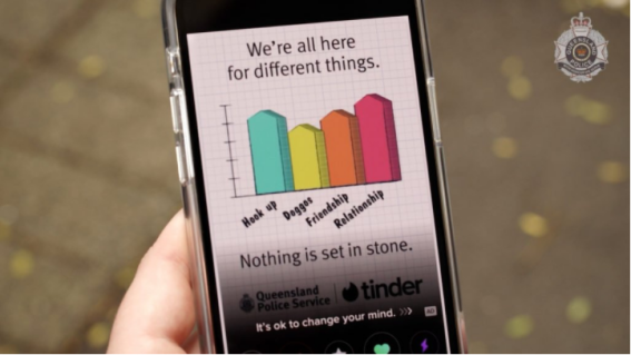 Tinder and QPS team-up for online dating safety campaign