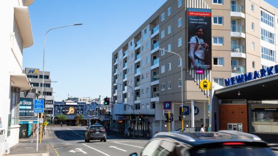 Icebreaker wraps man in plastic for first OOH campaign