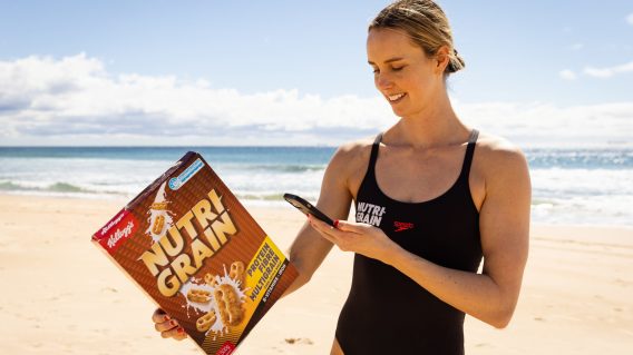 Emma McKeon joins Nutri-Grain and SLSA in their latest campaign
