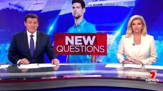 Ai-Media takes ‘appropriate action’ over leaked footage of Seven newsreaders criticising Djokovic
