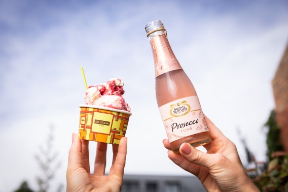 Brown Brothers and Gelato Messina create prosecco rose gelato via Communicado