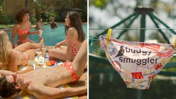McDonald’s dips its toe into swimwear with Budgy Smuggler range
