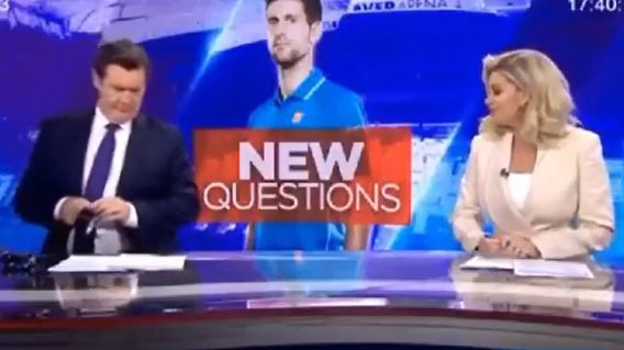 What newsreaders really think about Novax Djokovic