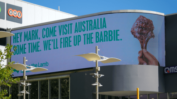 Aussie Lamb invites other countries & WA to visit Australia in OOH campaign