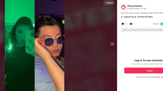 Tinder launches 30 Days, 30 dates summer campaign on TikTok