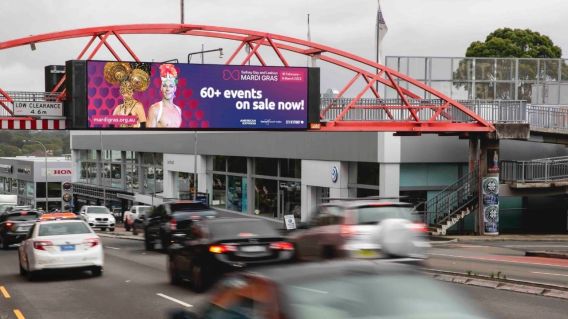Ooh Media becomes official OOH partner for Sydney Gay & Lesbian Mardi Gras