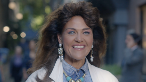 Chrissie Swan pays homage to bygone eras for Priceline’s 40th birthday