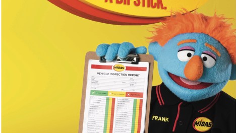 Midas introduces Frank the puppet in new ad via AJF Partnership