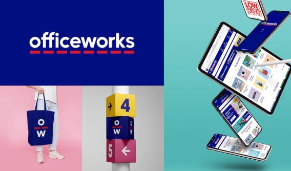 Officeworks pulls the pin on its old logo