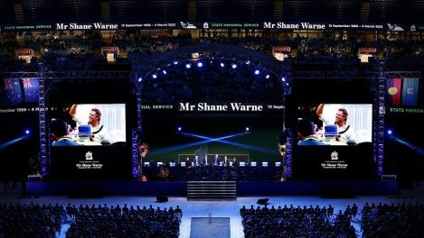 Shane Warne Memorial had 829k metro on Seven and 403k metro on Nine