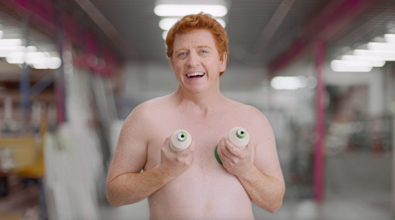 Wynstan ‘with a y’ wears birthday suit in first live-action ad