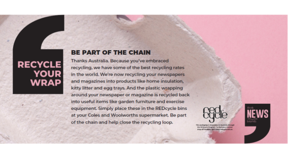 ThinkNewsBrands partners with REDcycle to embrace circular economy