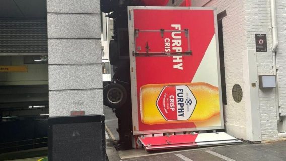 Furphy truck gets absolutely ‘turnt’