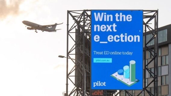 Fixing what?! Pilot goes hard on its OOH advertising outside Sydney Airport