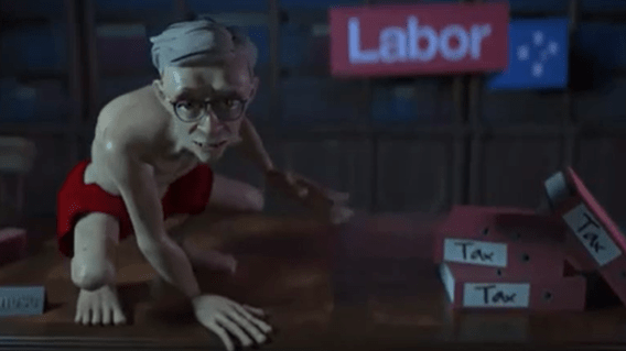 Liberal Party unveils one weird political ad to rule them all