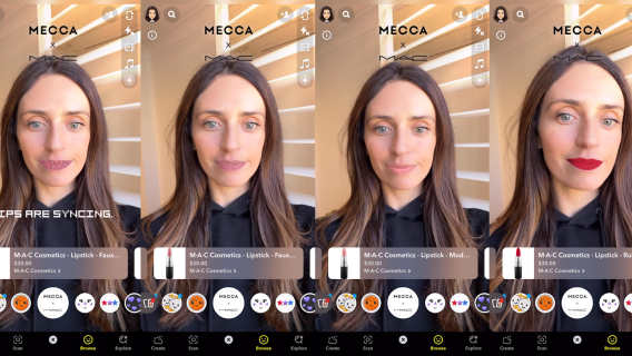 Snap launches AR shopping filter with MECCA