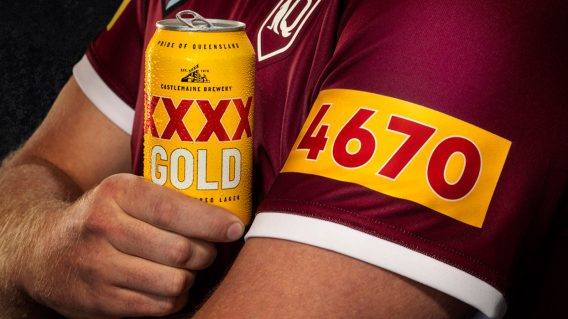 XXXX swaps out its logo with the postcode of every player’s postcode in Thinkerbell initiative