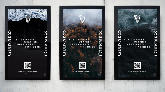 Guinness releases temperature-controlled campaign via Thinkerbell
