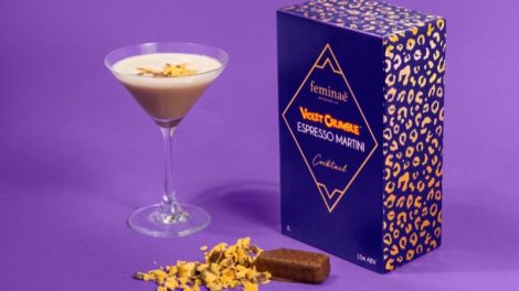 Violet Crumble, Feminaè Beverage Co release Violet Crumble espresso martini