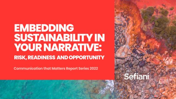 Company leaders need to be courageous about sustainability, Sefiani report finds
