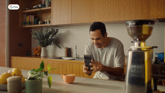 Eddie Betts learns latte art in latest Google Pixel campaign