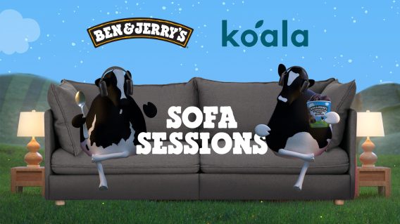 Ben & Jerry’s and Koala partner to create a getaway lounge session