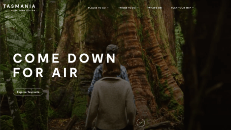 Tourism Tasmania launch new website via Clemenger BBDO and Orchard