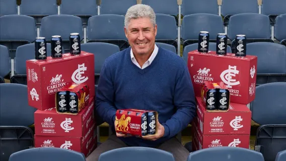 Carlton Draught offers the Baggers faithful a branded opportunity to drown their sorrows