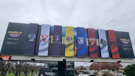 POLY launches bespoke billboard for 2022 Toyota AFL Finals Series