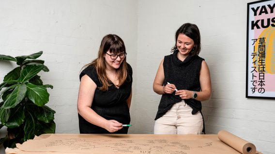 Dynamic Duos: Storyfolk’s Sarah Gross and Cass Mackenzie