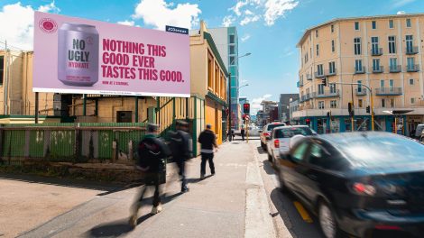 No Ugly Wellness first advertiser to make use of sustainability footers for its spring JCDecaux NZ campaign