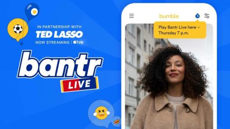 Bumble teams with Ted Lasso to bring Bantr dating app experience to life